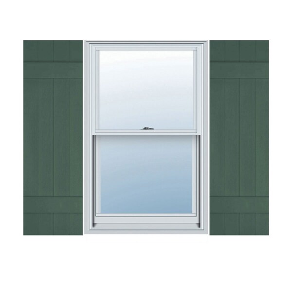 Ekena Millwork Lifetime Vinyl, TailorMade 4 Board Joined (2 Batten), Board-n-Batten, Shutter Loks, LJ4C14X03700FG, PR LJ4C14X03700FG - main
